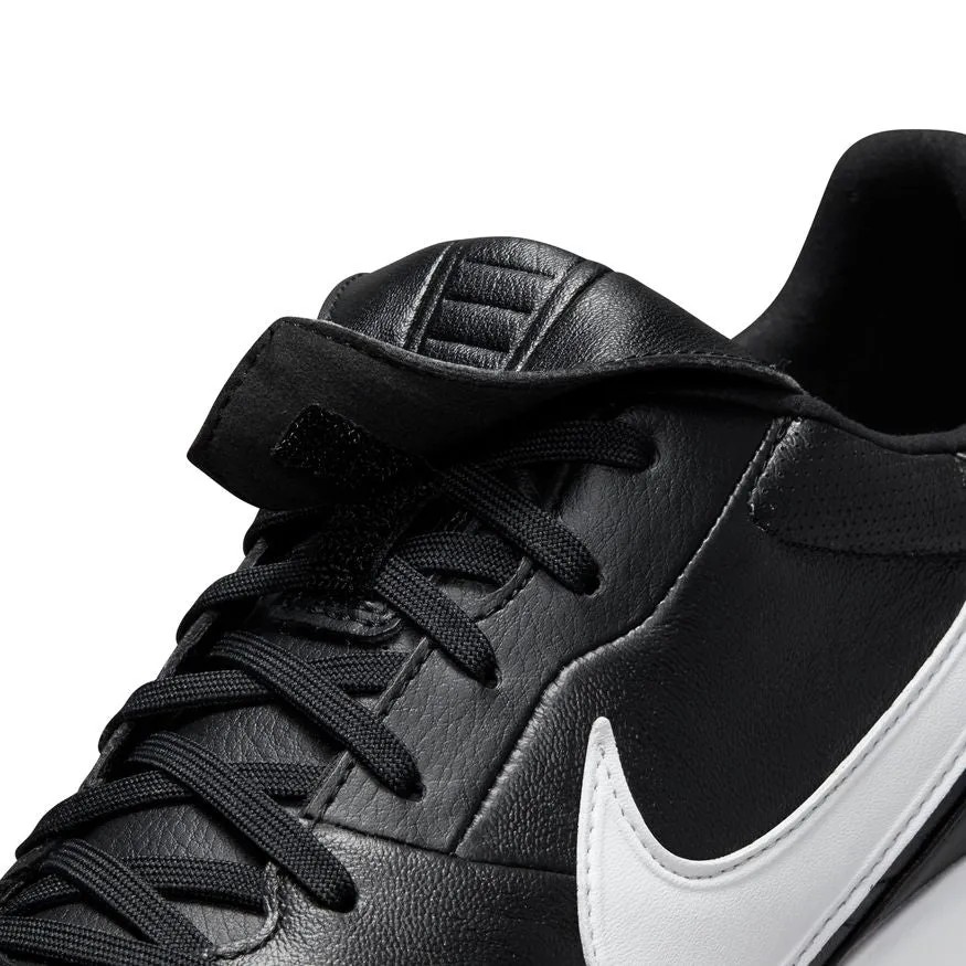 Der Nike Premier 3 Fußballschuh für Kunstrasen - Schwarz/Weiß