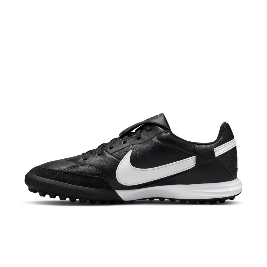 Der Nike Premier 3 Fußballschuh für Kunstrasen - Schwarz/Weiß