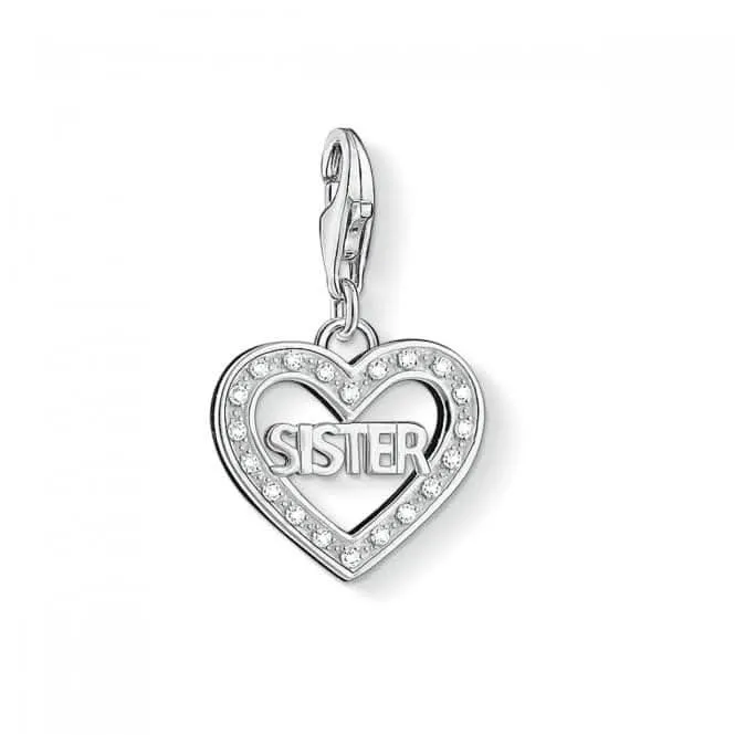 Thomas Sabo Charm Club Schwester Weißes Charm 1266-051-14 Thomas Sabo Sammelbare Charms