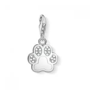 Thomas Sabo Charm Club Zirkonia Silber Pfoten Charm 1339-051-14 Thomas Sabo Sammelbare Charms