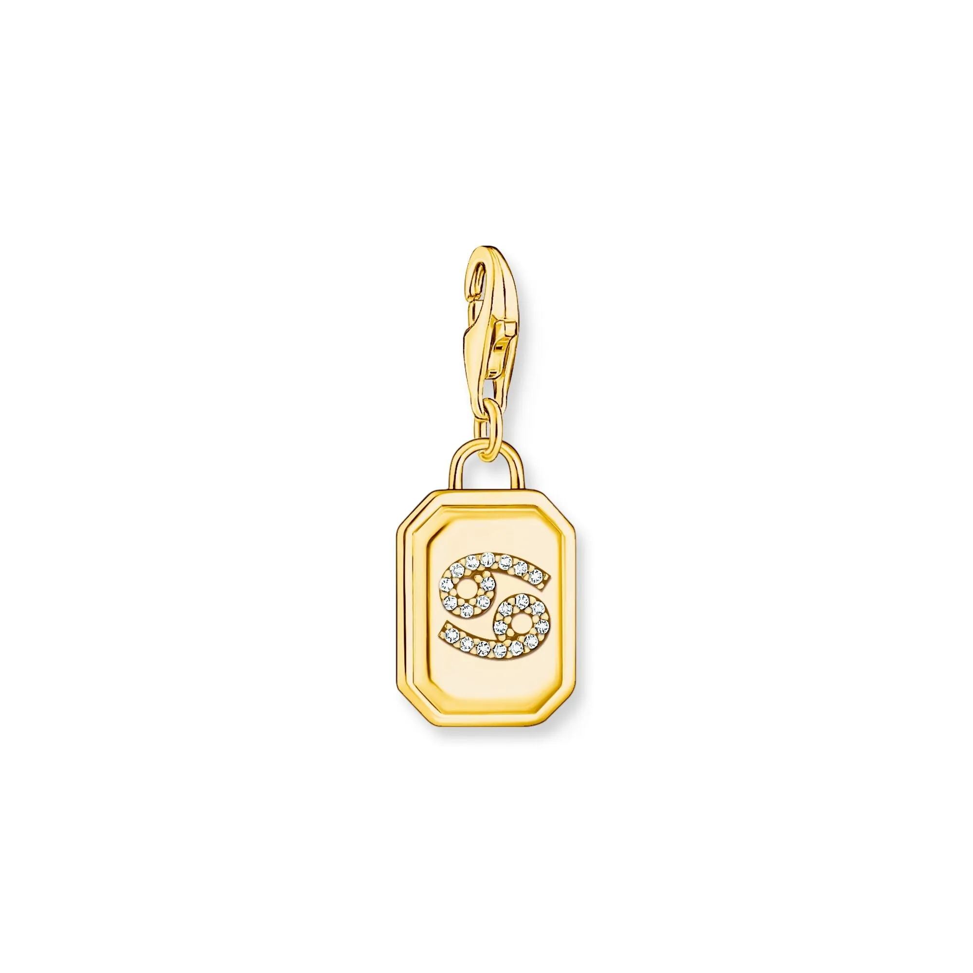 Thomas Sabo Damen Charms Schmuck Krebs Sternzeichen Gold Charm Anhänger