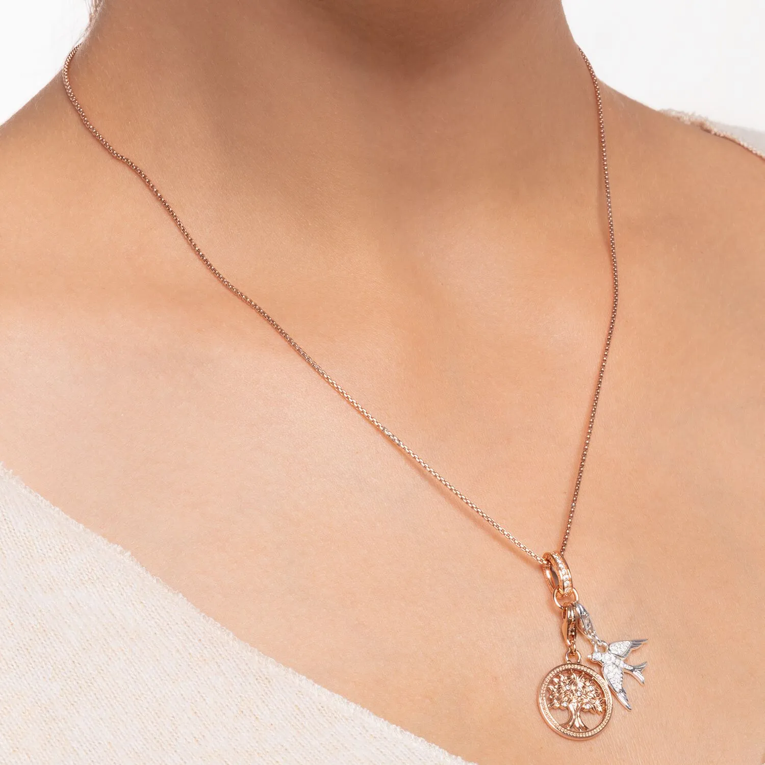 Thomas Sabo Damen Charms Schmuck Charm Anhänger Vogel