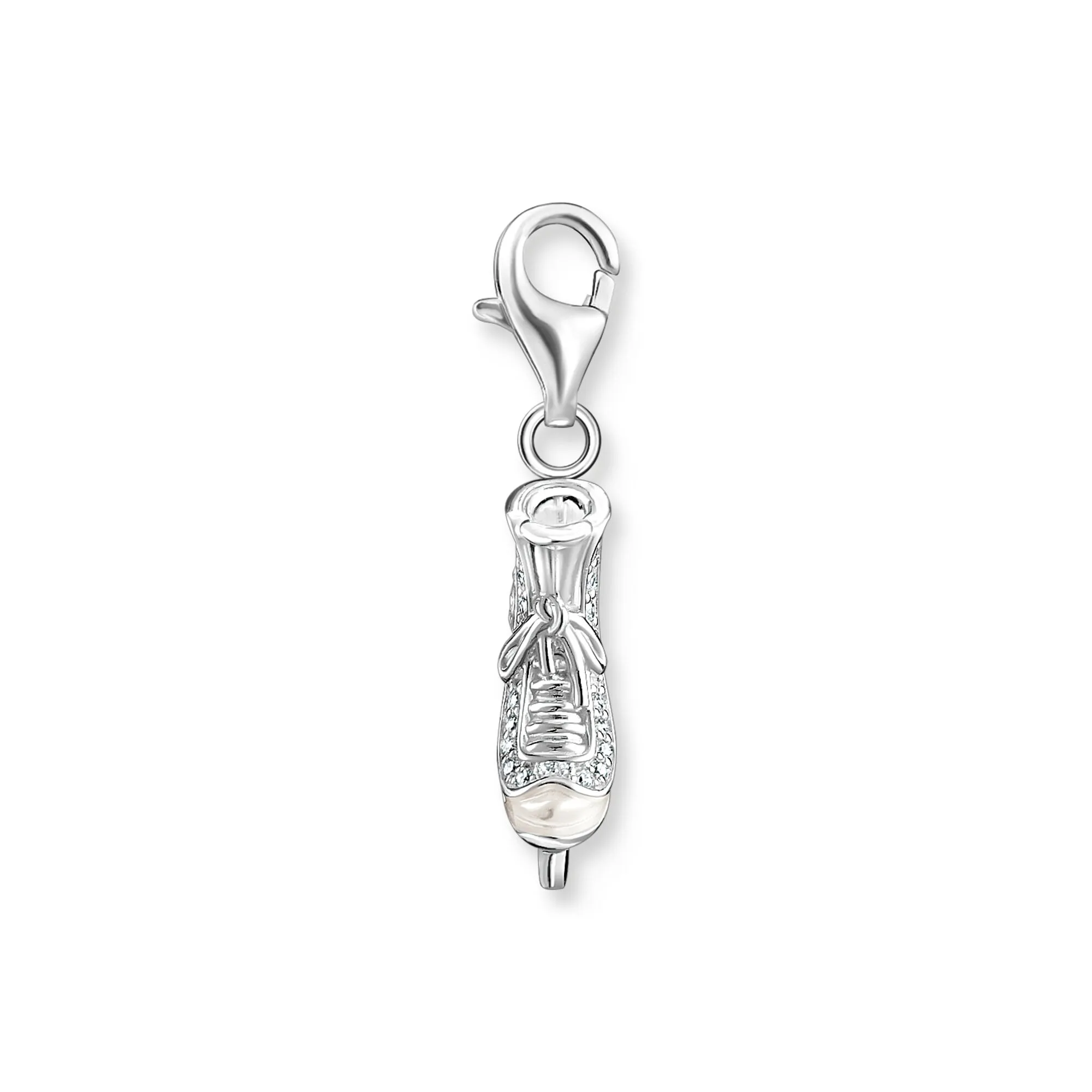 Thomas Sabo Damen Charms Schmuck Anhänger Eislaufschuh Silber