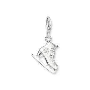 Thomas Sabo Damen Charms Schmuck Anhänger Eislaufschuh Silber