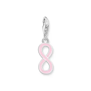 Thomas Sabo Damen Charms Schmuck Anhänger Unendlichkeit Pink
