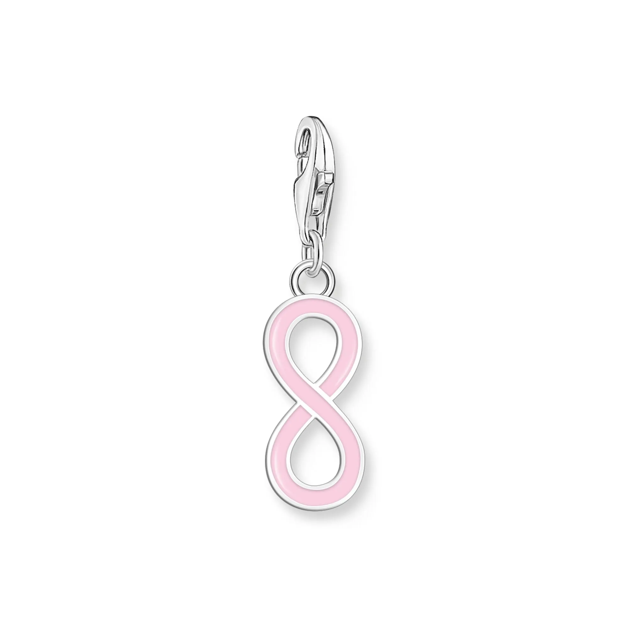Thomas Sabo Damen Charms Schmuck Anhänger Unendlichkeit Pink