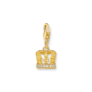 Thomas Sabo Damen Charms Schmuck Anhänger London Krone Gold