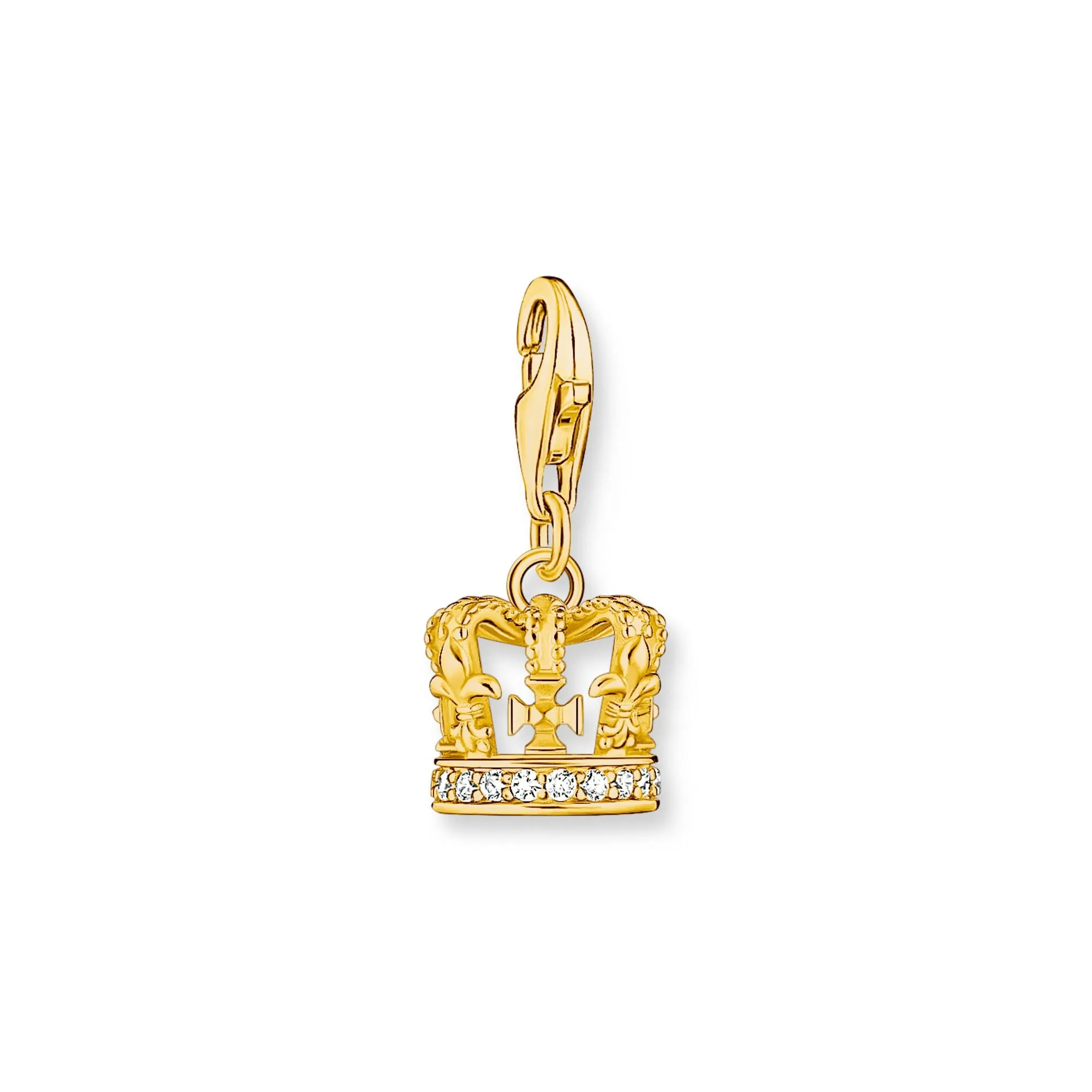 Thomas Sabo Damen Charms Schmuck Anhänger London Krone Gold