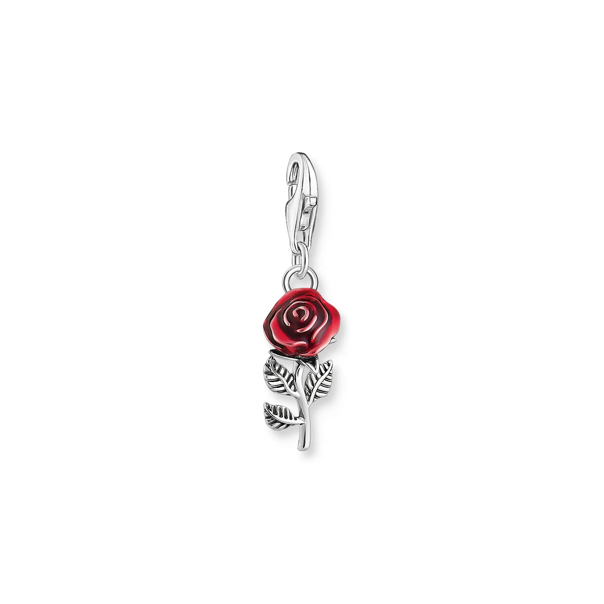 Thomas Sabo Damen Charms Schmuck Rosen-Anhänger Anhänger Silber