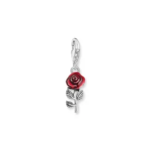 Thomas Sabo Damen Charms Schmuck Rosen-Anhänger Anhänger Silber