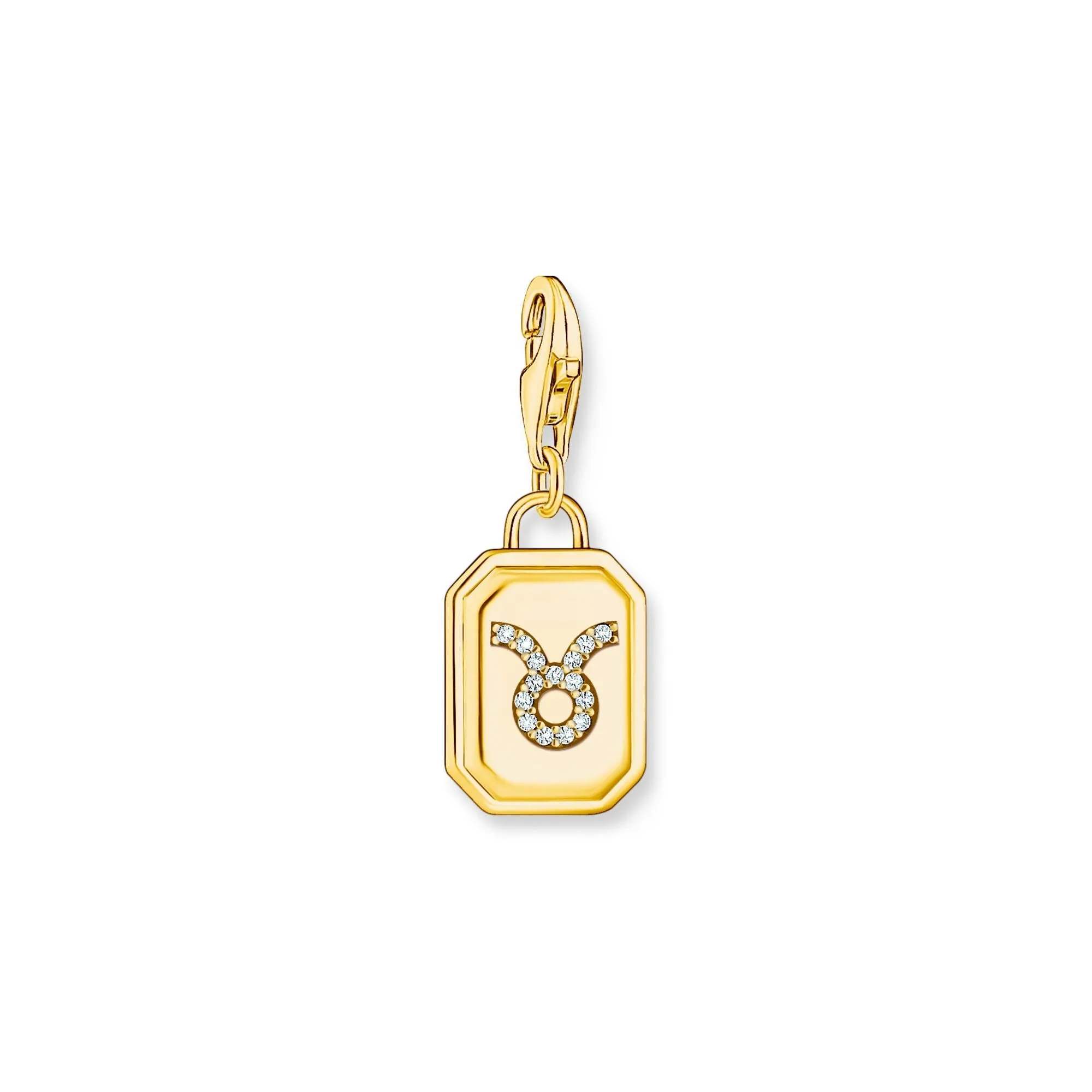 Thomas Sabo Damen Charms Schmuck Taurus Sternzeichen Gold Charm Anhänger
