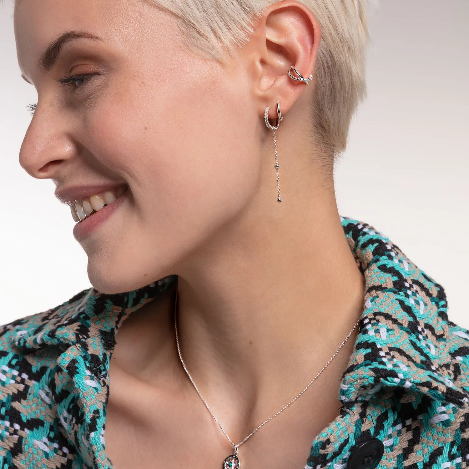 Thomas Sabo Damen Ohrringe Ohr Cuff Punkte (Einzelstück)