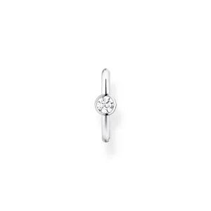 Thomas Sabo Damen Ohrringe Ohr Cuff mit weißem Stein (Einzelstück)