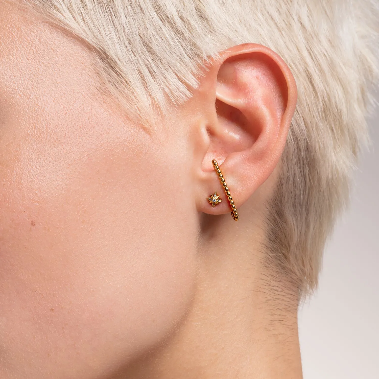 Thomas Sabo Damen Ohrringe Ohrstecker Punkte (Einzel)