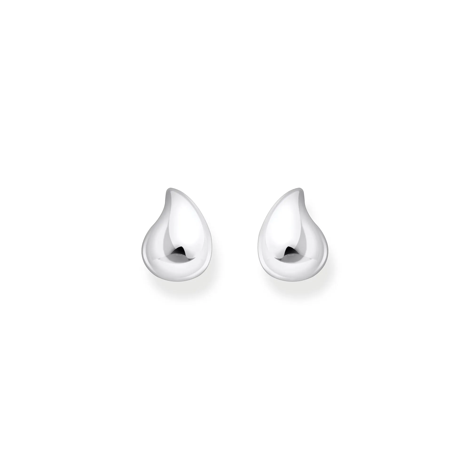 Thomas Sabo Damen Ohrringe Ohrstecker in organischer Form Silber