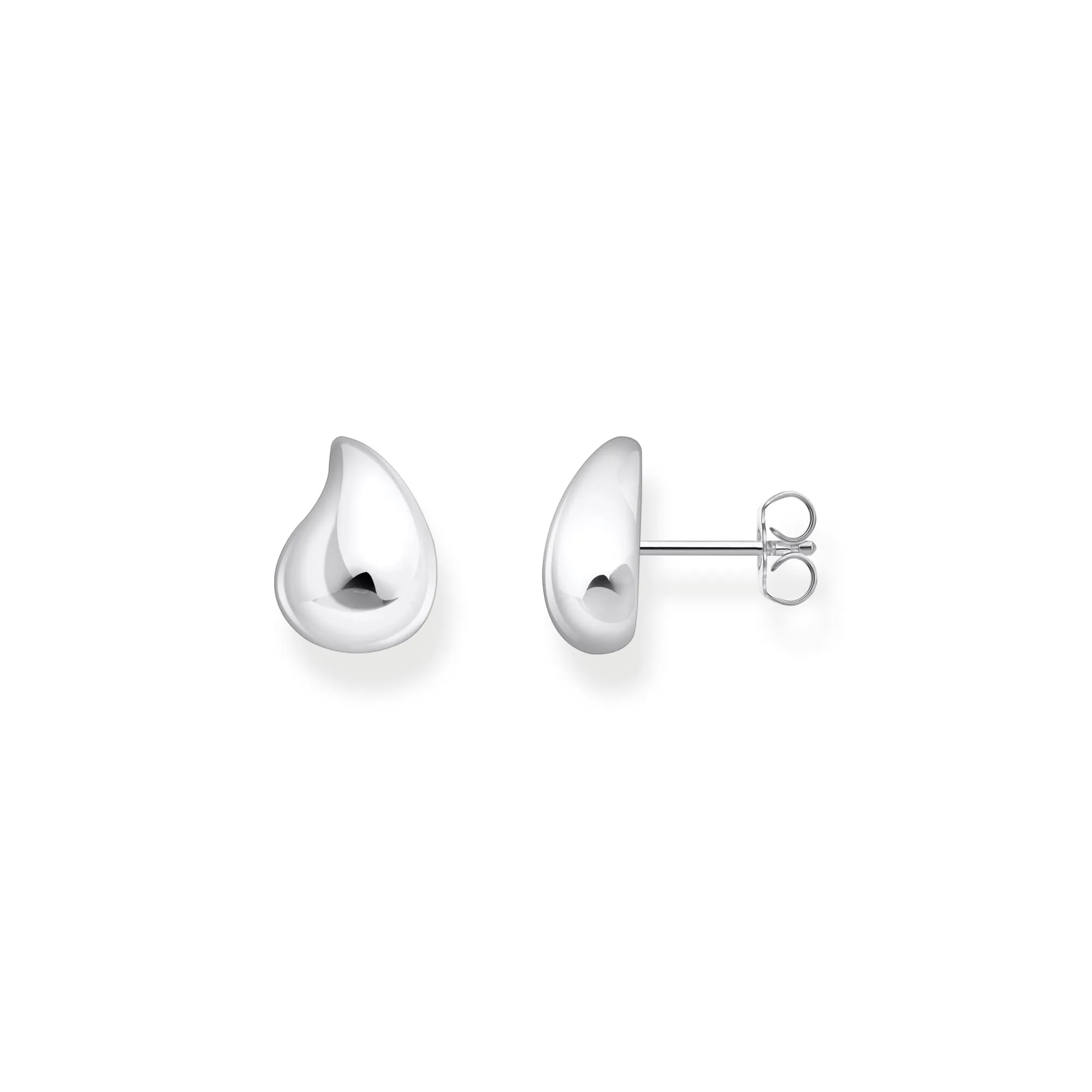 Thomas Sabo Damen Ohrringe Ohrstecker in organischer Form Silber