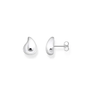 Thomas Sabo Damen Ohrringe Ohrstecker in organischer Form Silber