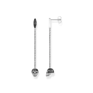 Thomas Sabo Damen Ohrringe Ohrringe Totenkopf Silber