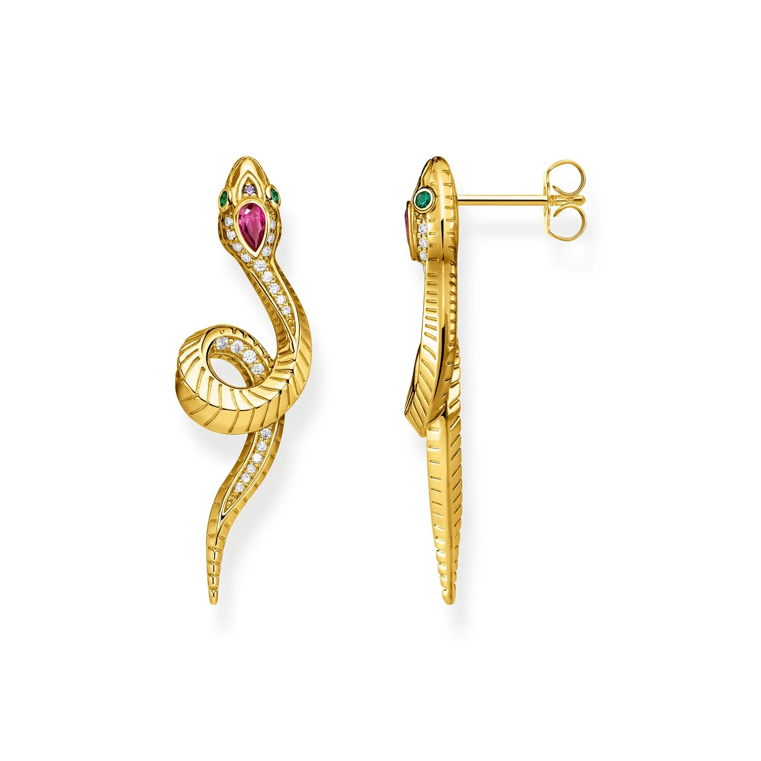 Thomas Sabo Damen Ohrringe Ohrringe Schlange