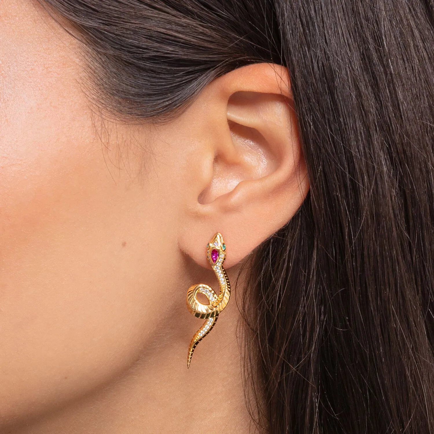 Thomas Sabo Damen Ohrringe Ohrringe Schlange