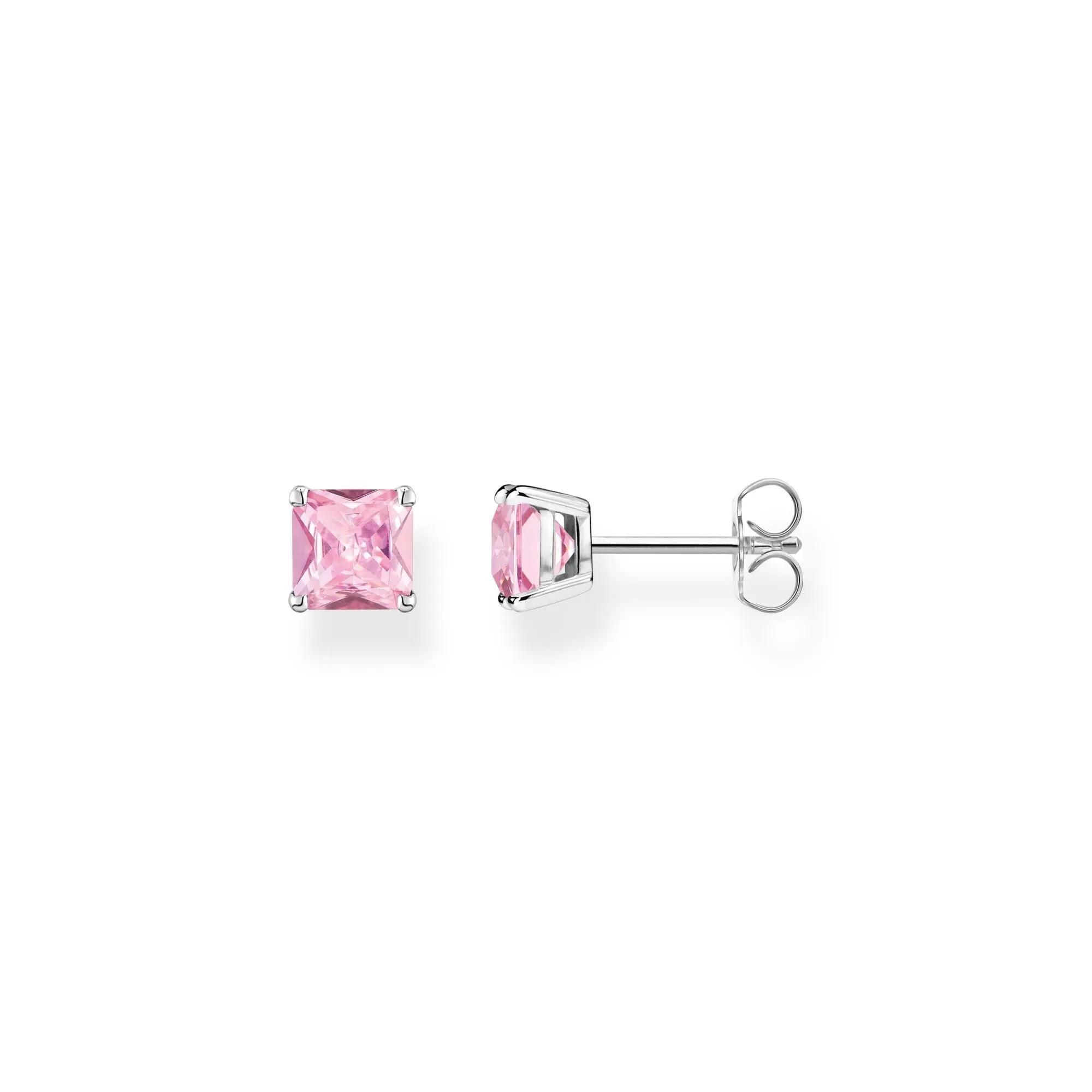 Thomas Sabo Damen Ohrringe Heritage Pink Stone Stecker