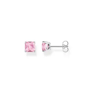 Thomas Sabo Damen Ohrringe Heritage Pink Stone Stecker