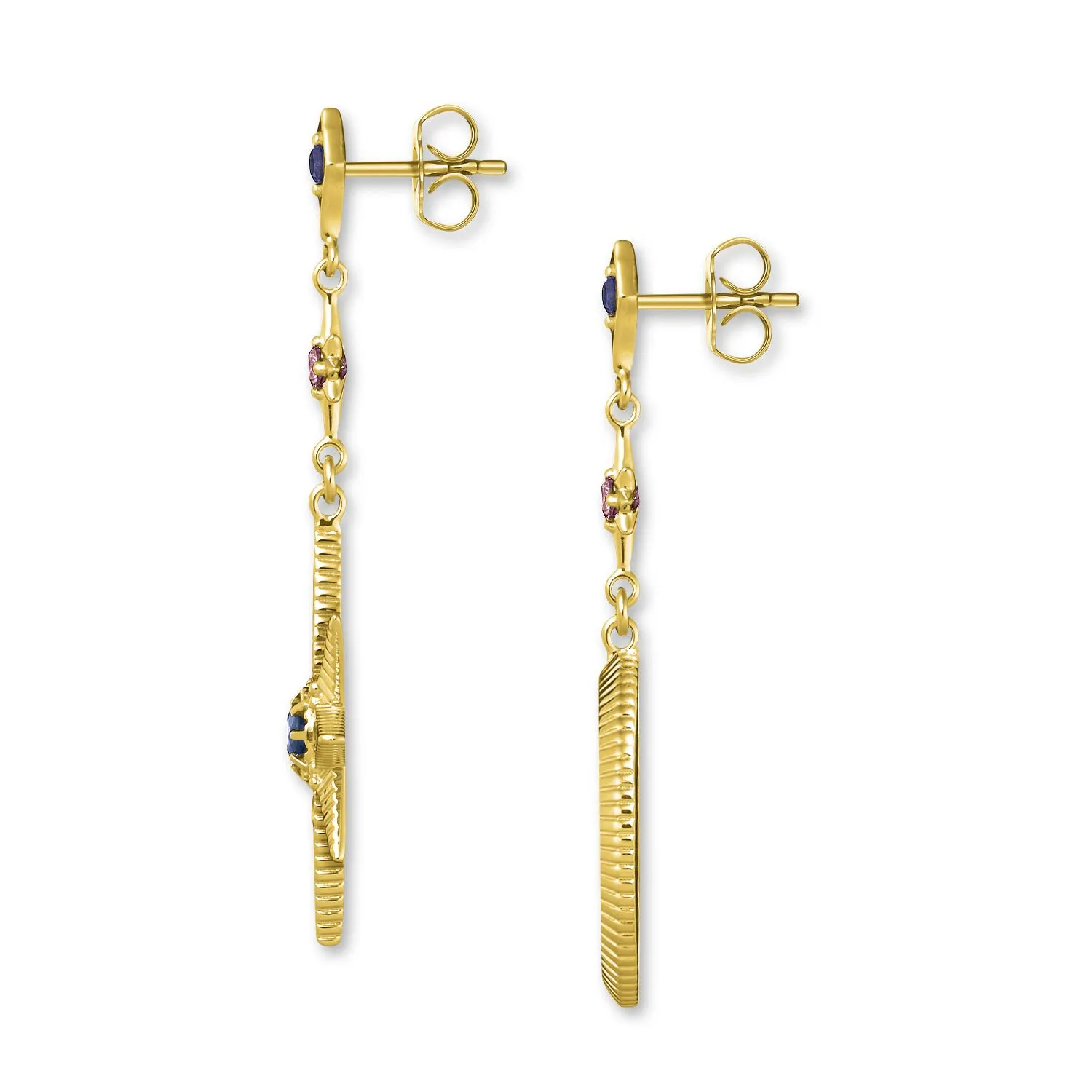 Thomas Sabo Damen Ohrringe Royalty Stern & Mond Ohrringe - Gold
