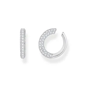 Thomas Sabo Damen Ohrringe Einzelner Ohrstecker mit weißem Zirkonia