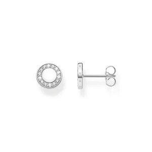 Thomas Sabo Damen Ohrringe Funkelnde Kreise Silber Ohrringe