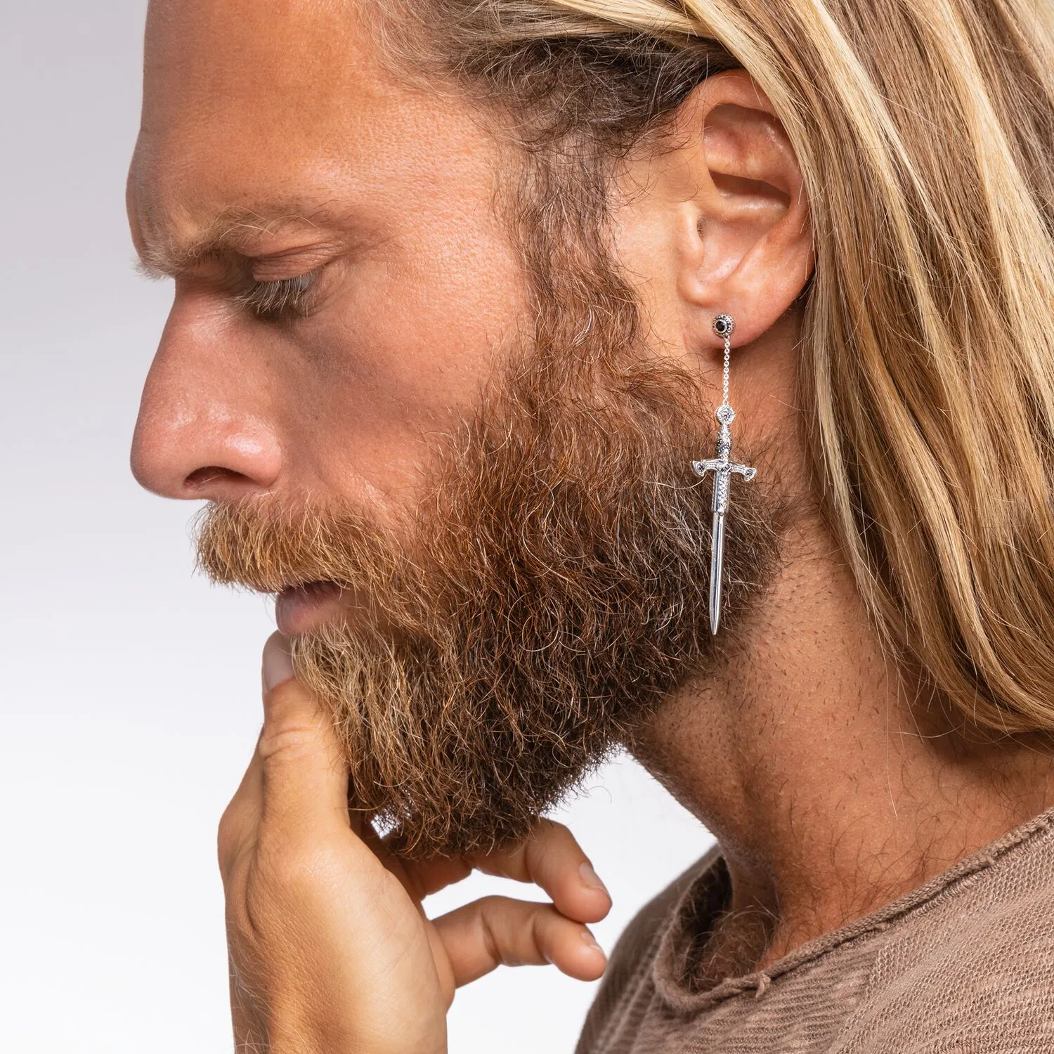 Thomas Sabo Damen Ohrringe Schwert Ohrring (Einzelstück)
