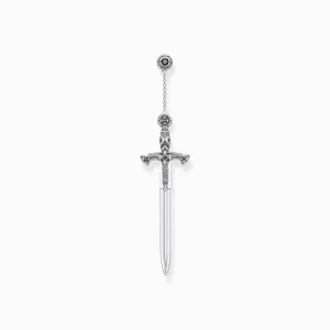 Thomas Sabo Damen Ohrringe Schwert Ohrring (Einzelstück)
