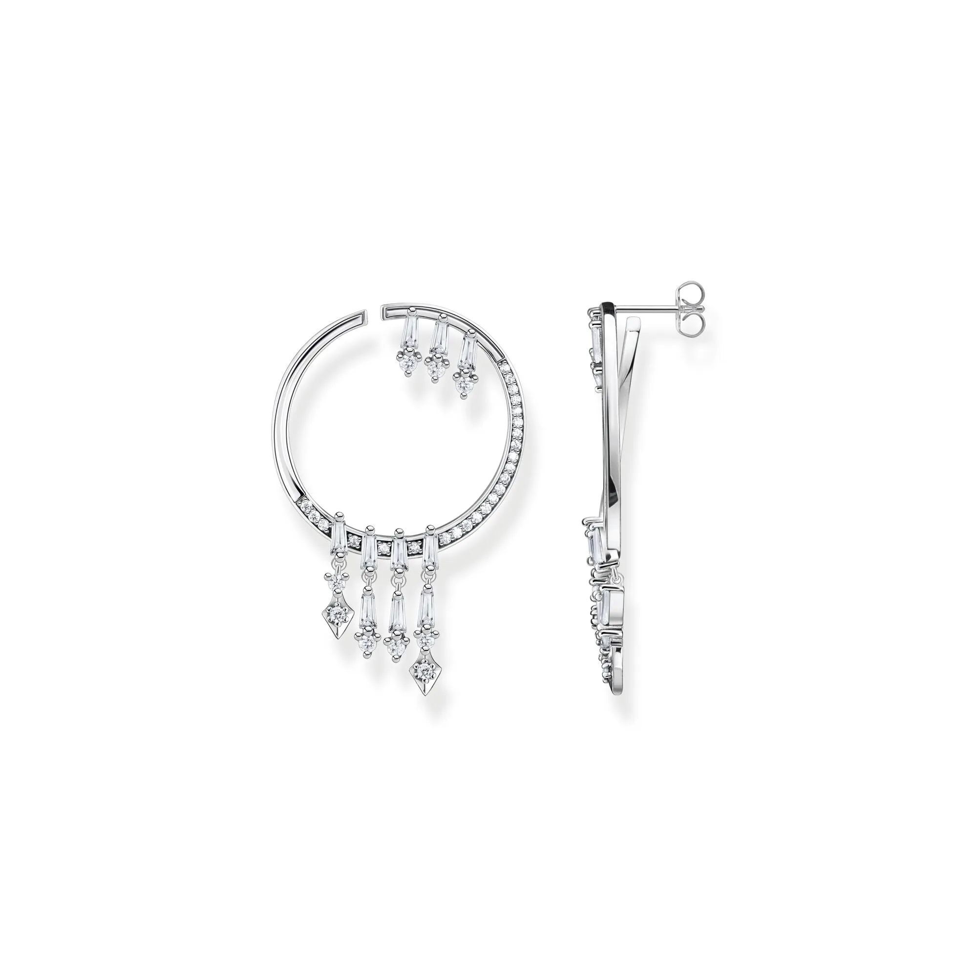 Thomas Sabo Damen Ohrringe Winter Ohrringe Silber