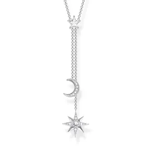 Thomas Sabo Damenketten Halskette Stern & Mond Silber