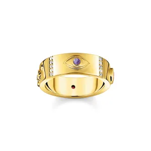 Thomas Sabo Damenringe Cosmic Talisman Ring mit farbenfrohen Steinen