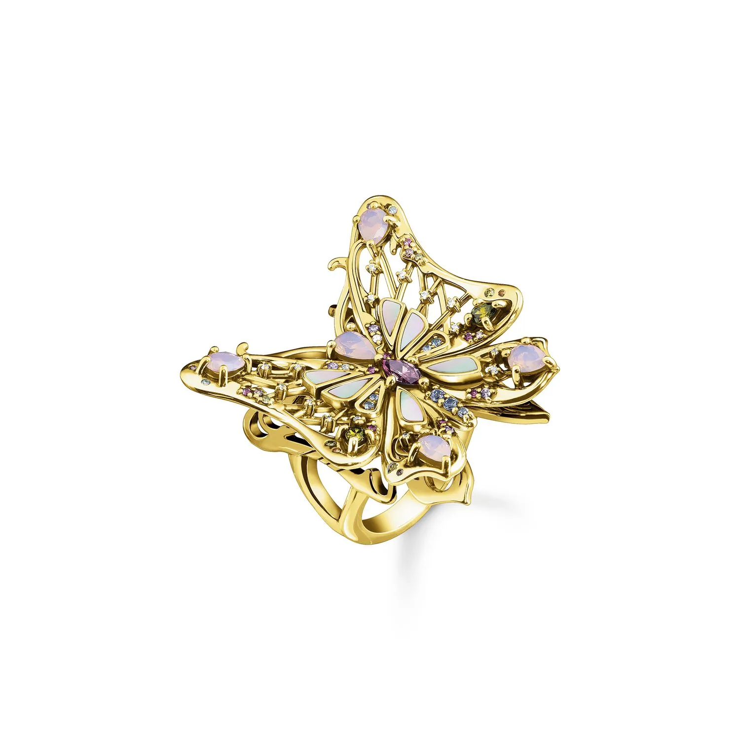 Thomas Sabo Damenringe Ring Schmetterling Gold
