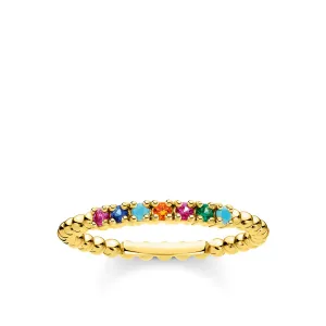 Thomas Sabo Damenringe Ring Dots Mit Steinen
