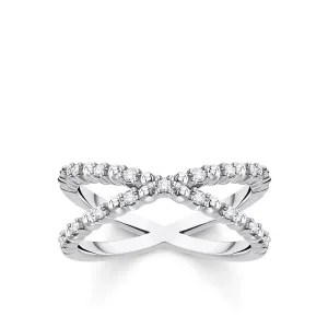 Thomas Sabo Damenringe Ring Dots Mit Steinen