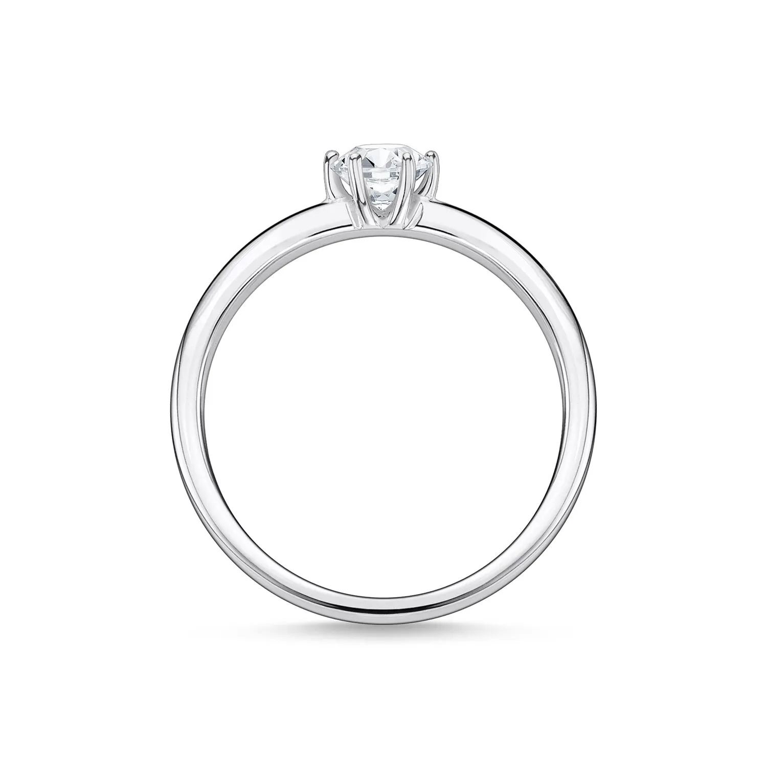Thomas Sabo Damenringe Ring mit weißem Stein
