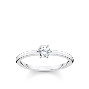 Thomas Sabo Damenringe Ring mit weißem Stein