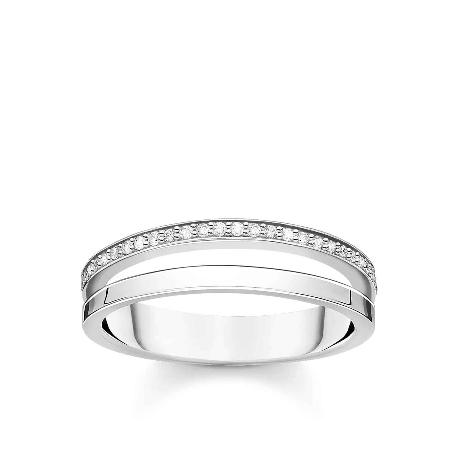 Thomas Sabo Damenringe Ring mit weißen Steinen