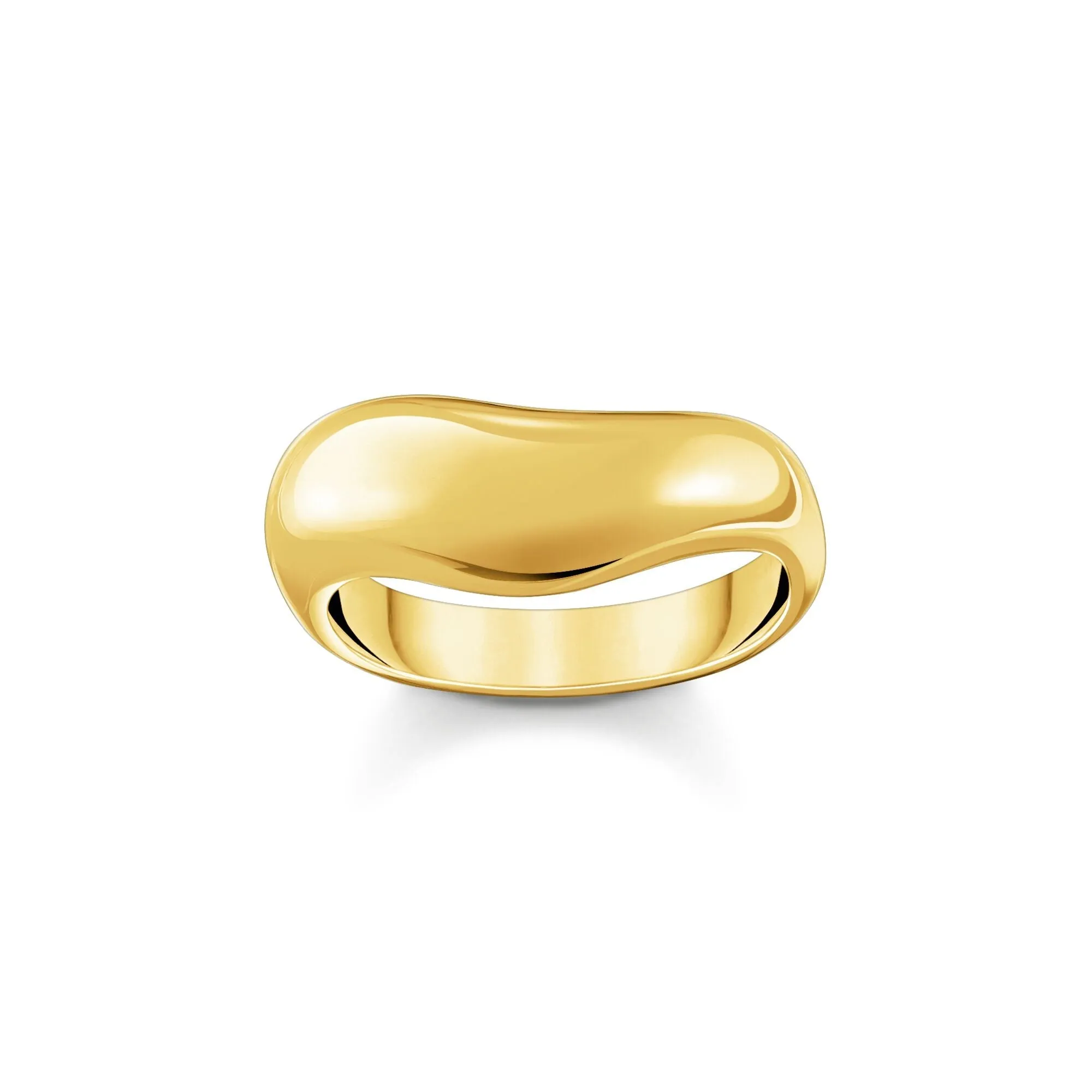 Thomas Sabo Damenringe Ring mit gebogener Form in Gold