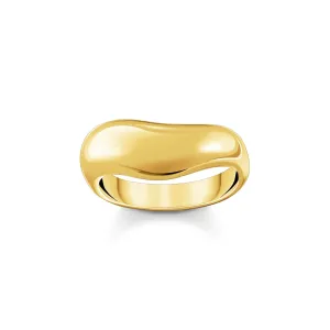 Thomas Sabo Damenringe Ring mit gebogener Form in Gold