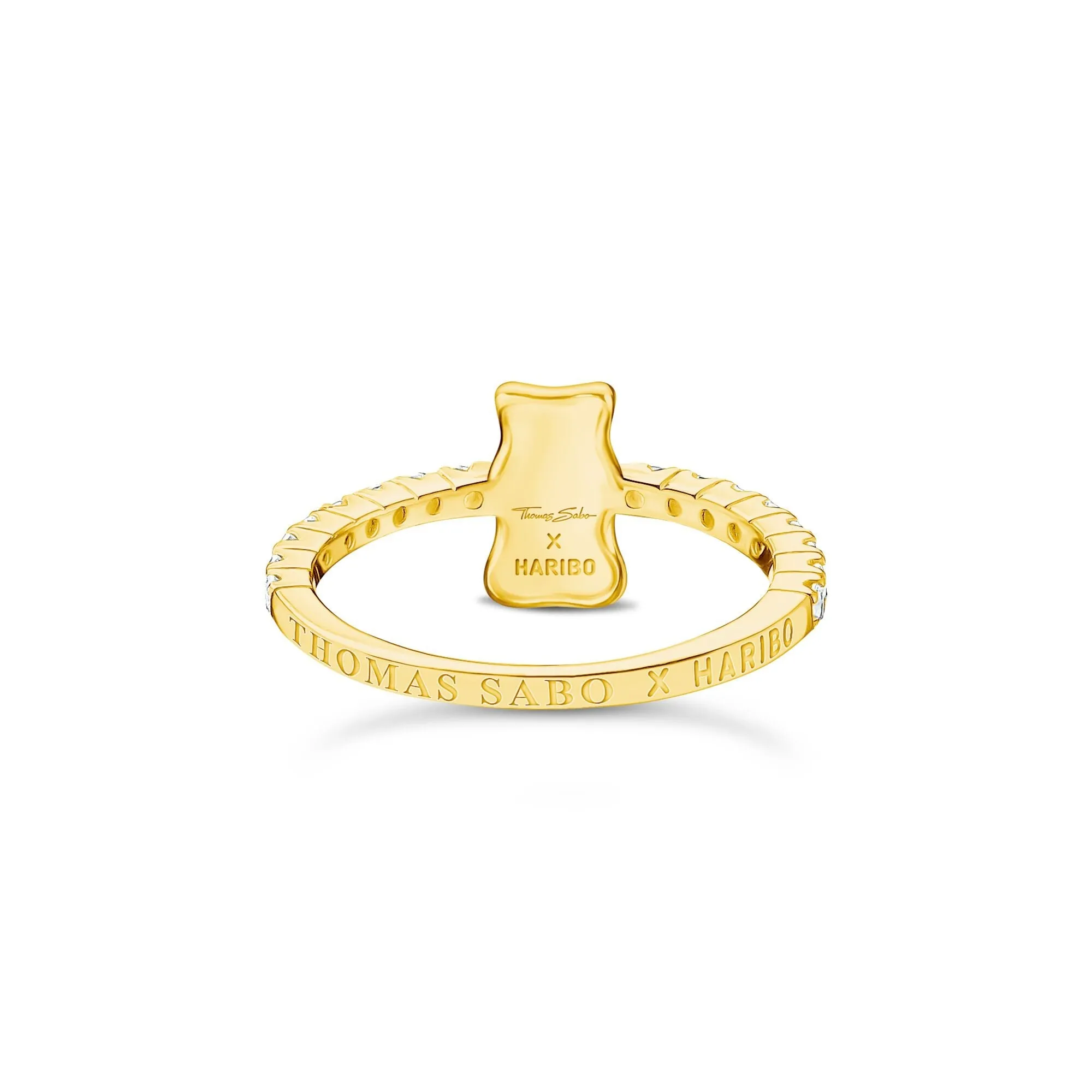 Thomas Sabo Damenringe Ring mit Gold HARIBO Goldbär und Zirkonia