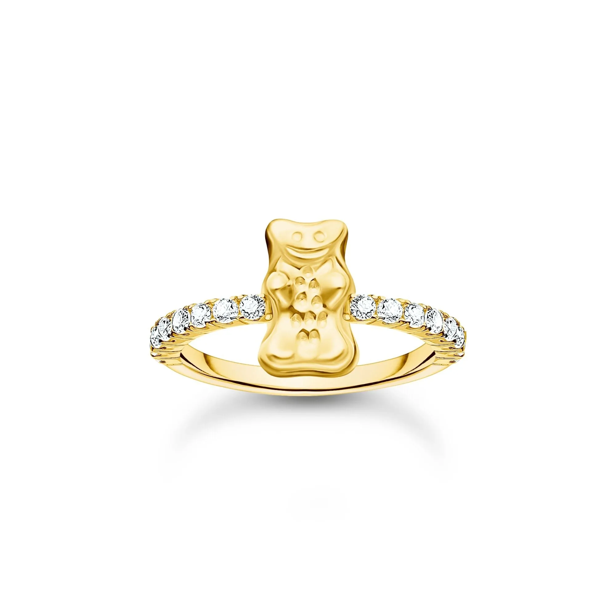 Thomas Sabo Damenringe Ring mit Gold HARIBO Goldbär und Zirkonia