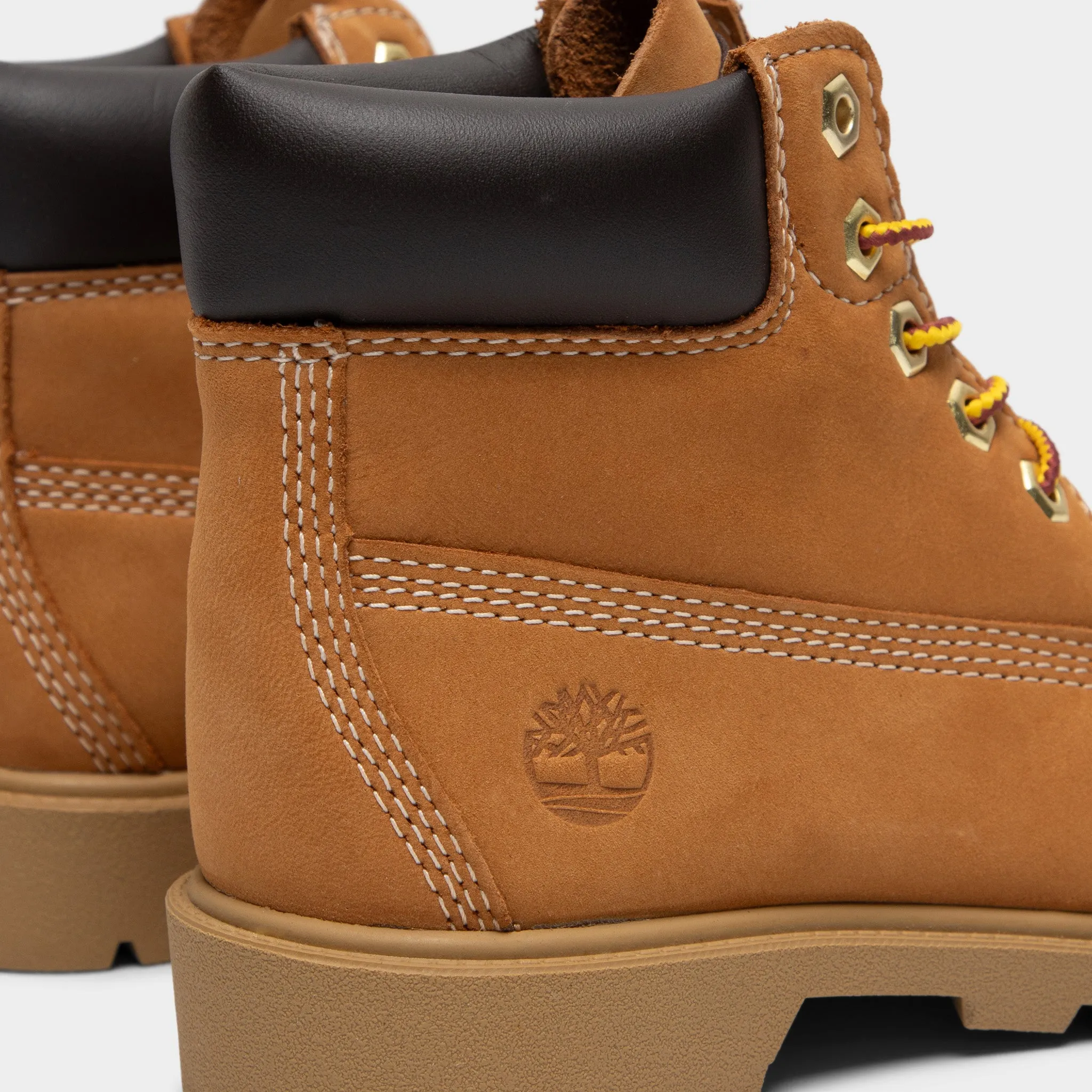 Timberland Kinder 6-Zoll Premium wasserdichte Stiefel / Weizen Timberland Schuhe