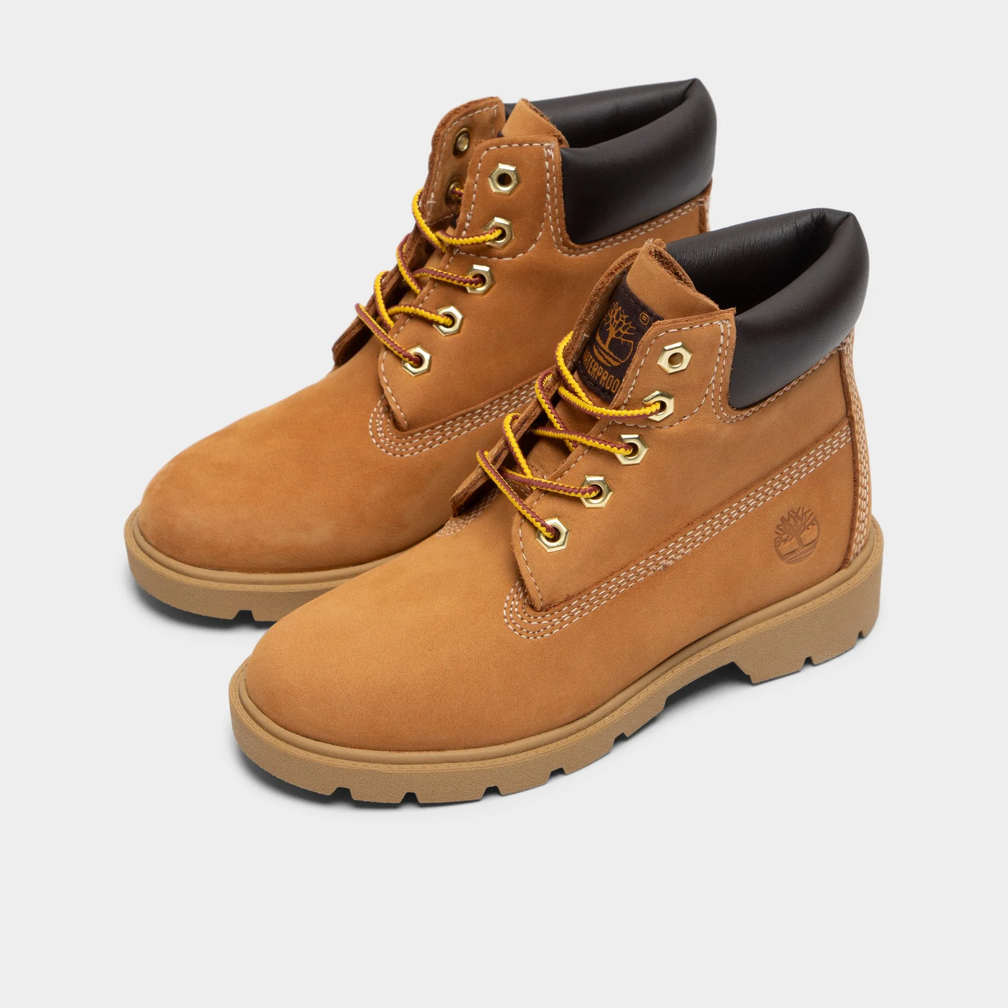 Timberland Kinder 6-Zoll Premium wasserdichte Stiefel / Weizen Timberland Schuhe