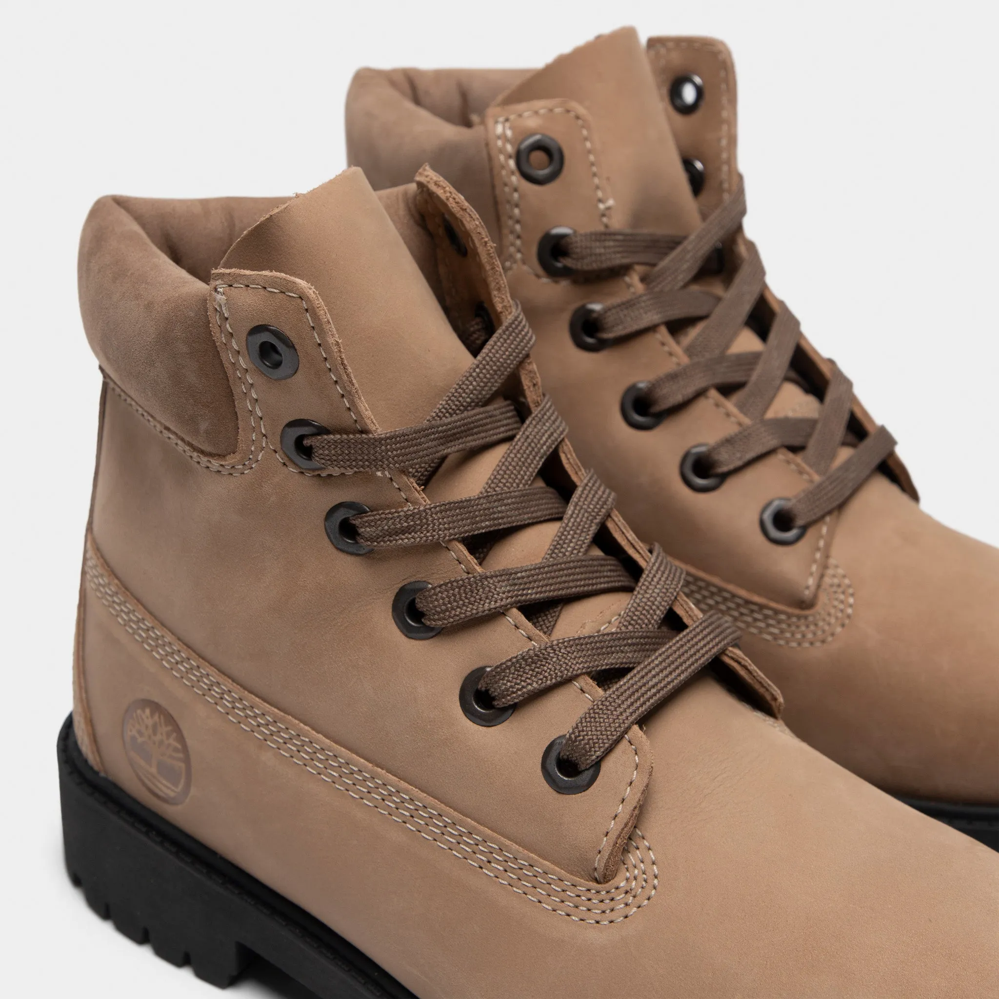 Timberland Juniors' 6-Zoll wasserdichte Premium-Stiefel / Beige Timberland Schuhe