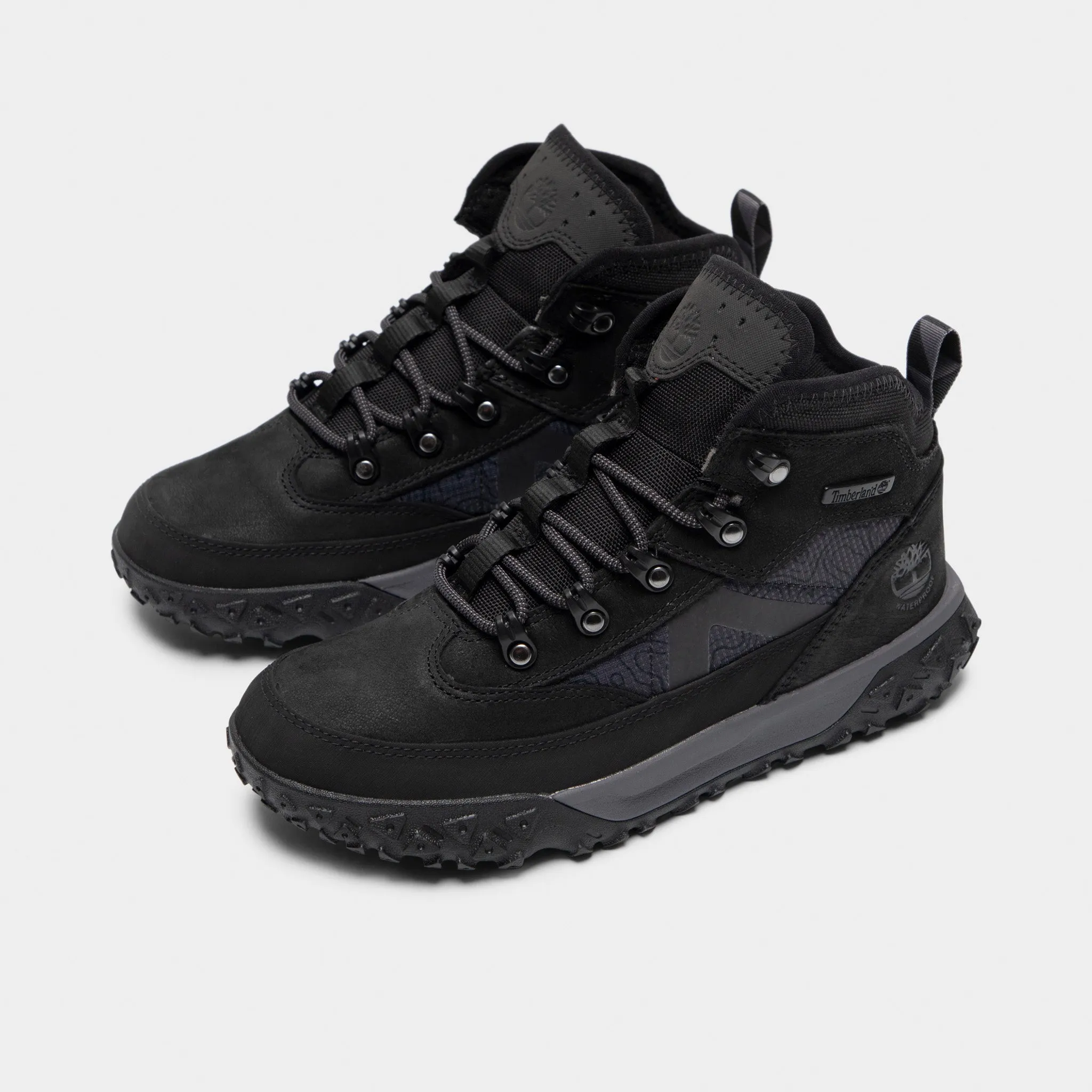 Timberland Juniors' Hiker Mid / Schwarze Timberland Schuhe