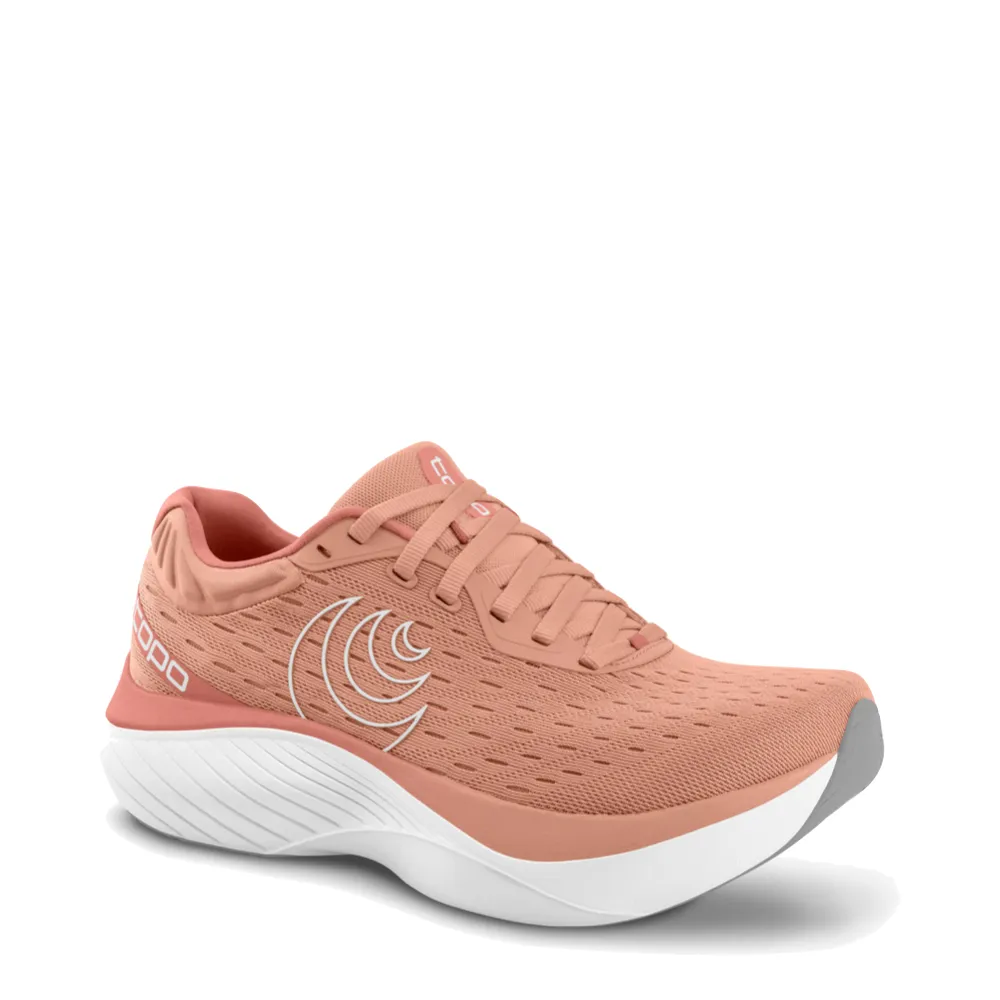 Topo Damen Atmos Sneaker in Staubigem Rosa/Weiß