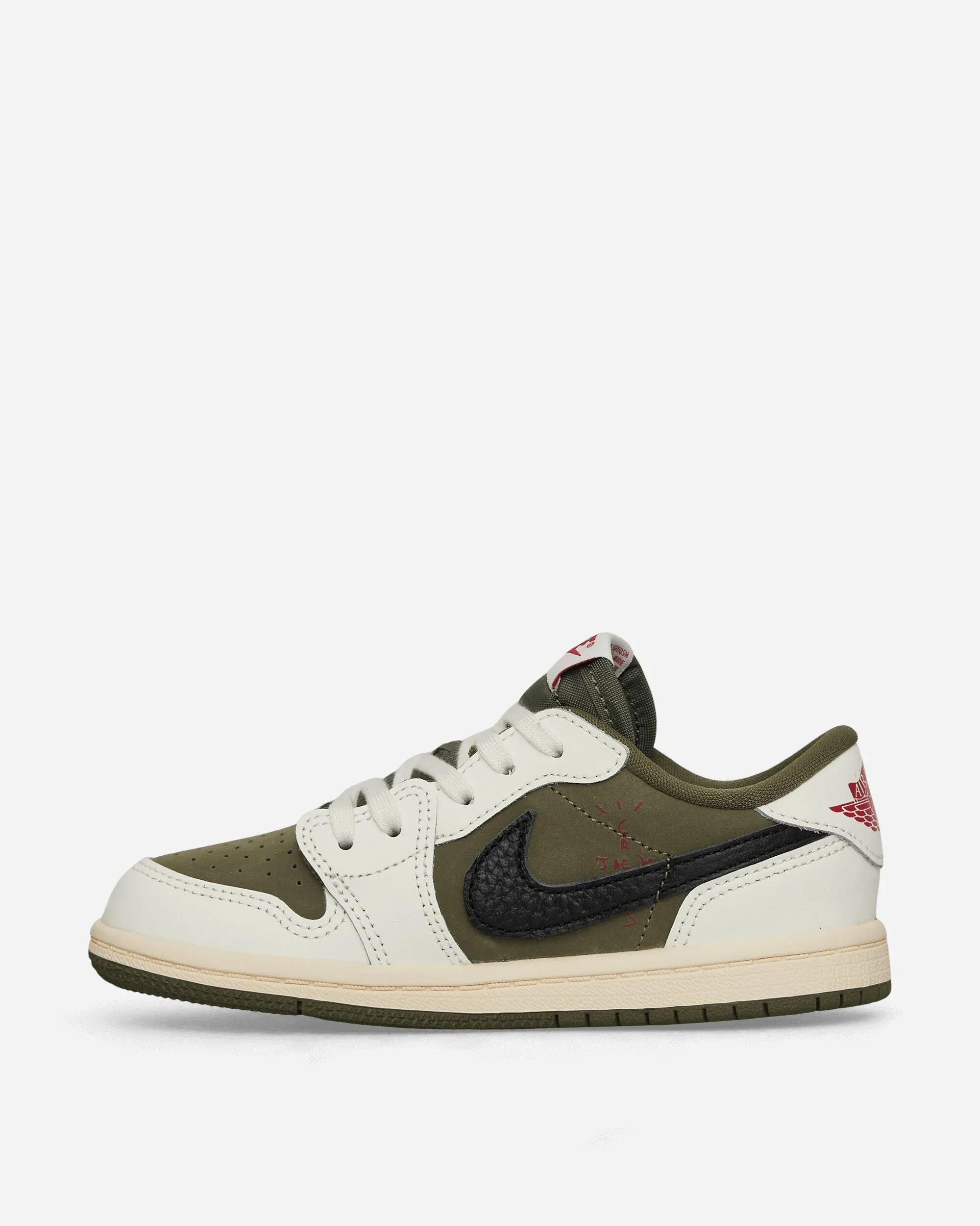 Travis Scott Air Jordan 1 Low (TD) Sneakers Mittel Oliv